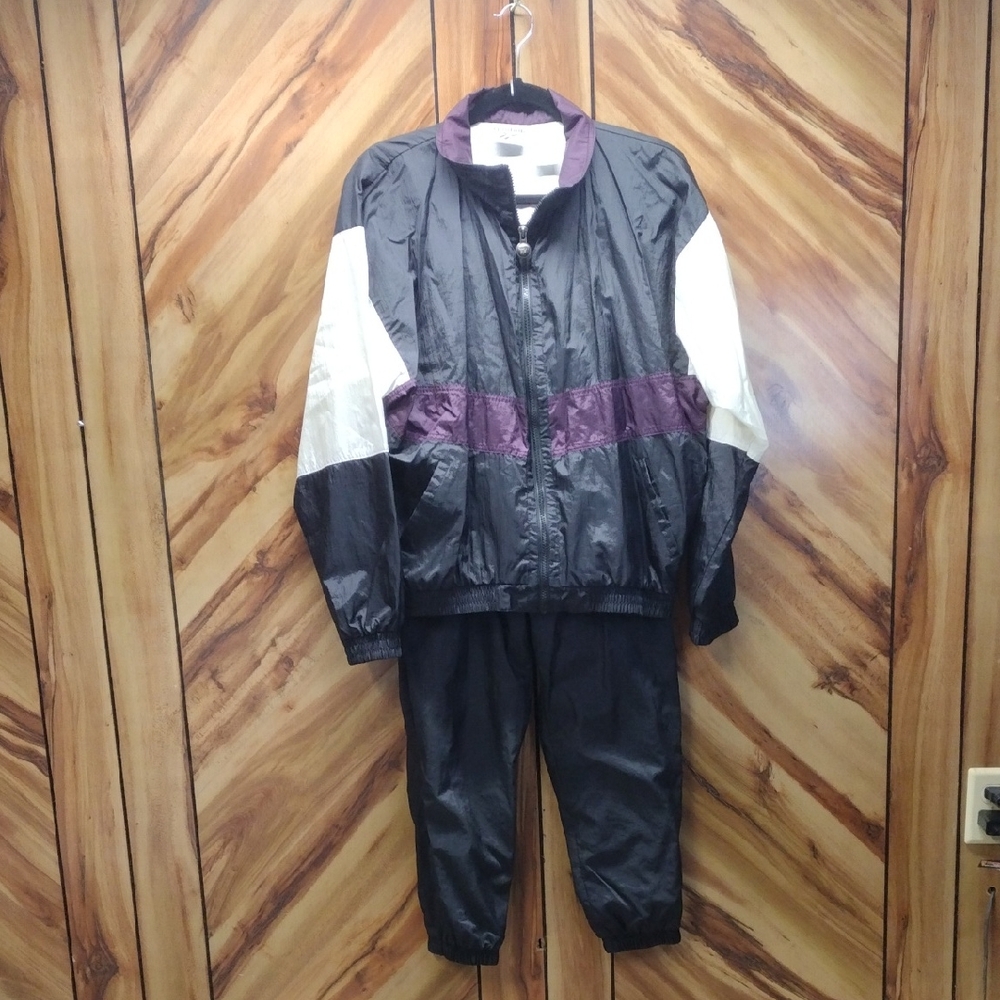 Men's Vintage 90's Reebok Windbreaker Tracksuit Set Size Medium